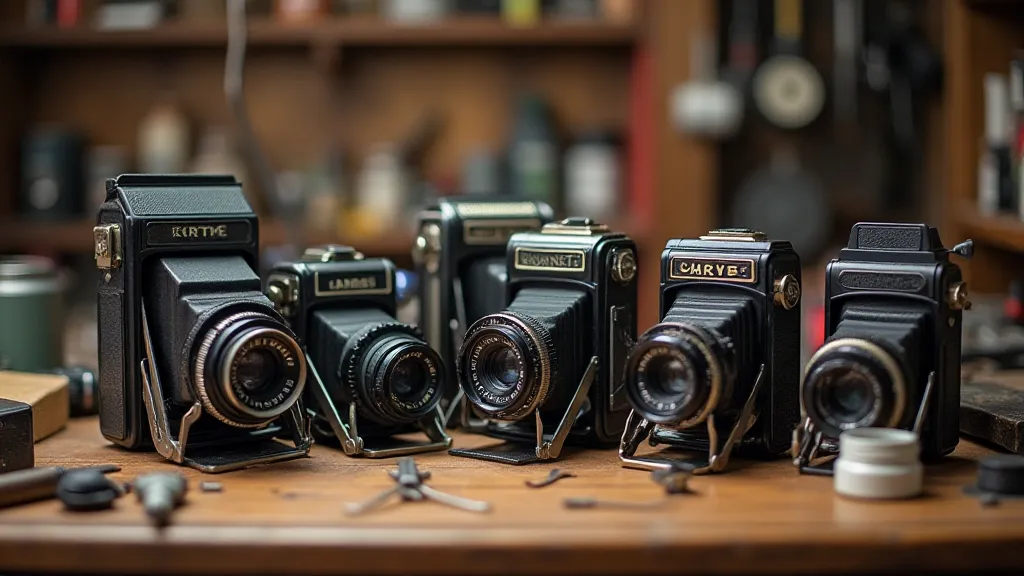 Collection of Antique Cameras