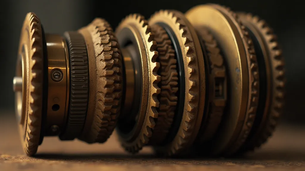 Antique camera gears