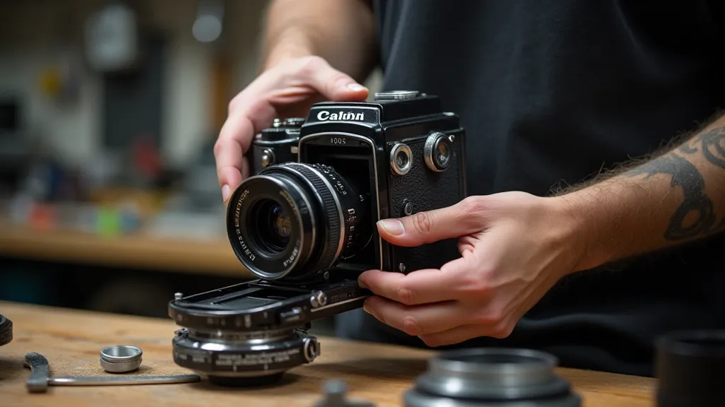 Restoring a vintage Rolleiflex camera