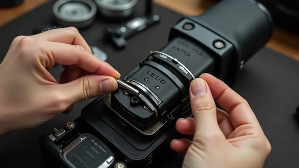 Lubricating a camera shutter