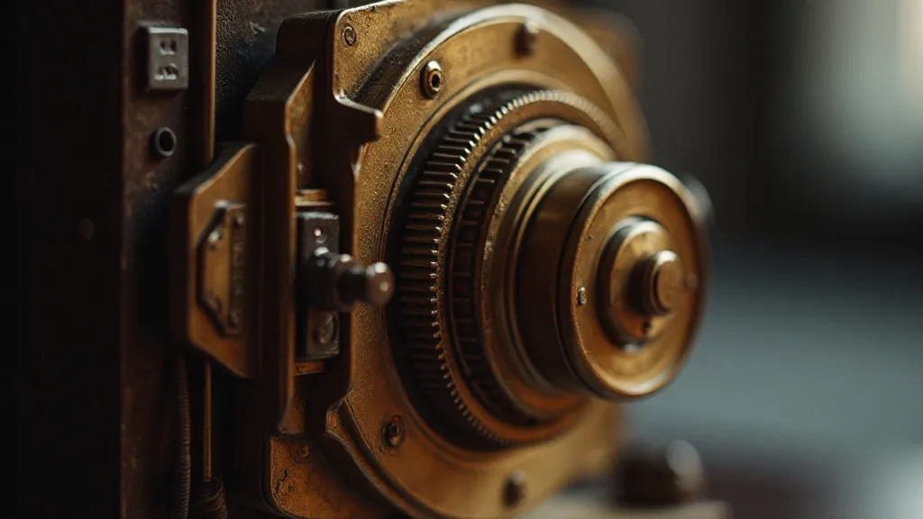 Vintage camera shutter mechanism