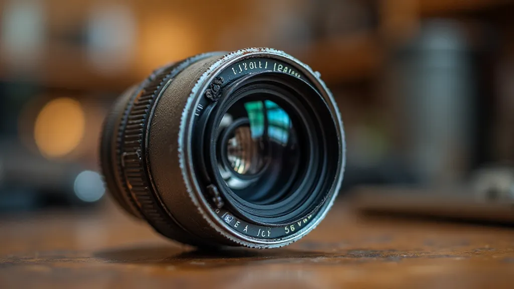 Vintage Zeiss lens detail
